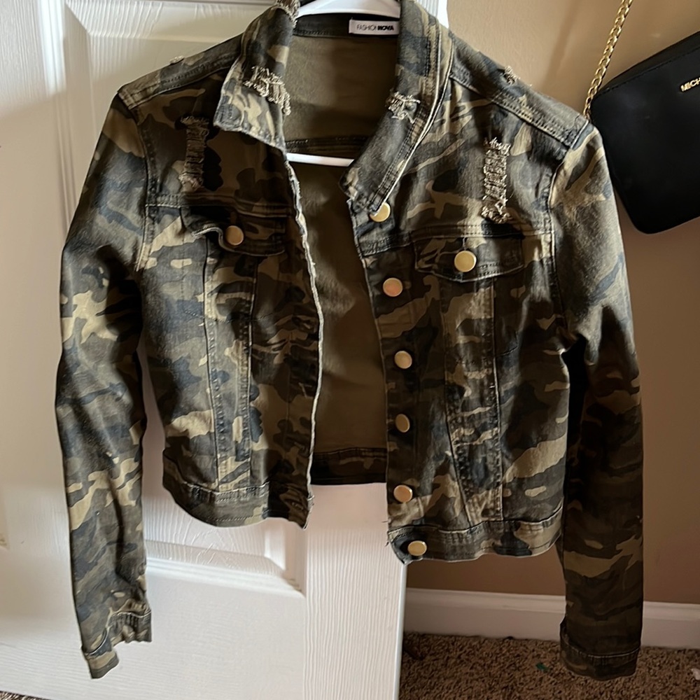 Cano distressed jean jacket